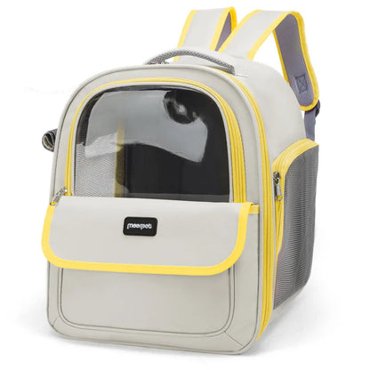 Pet Bag for Cat Carrier Backpack Bag Travel Pet Portable Breathable Dog Backpack Transparent Large Space Bag Carrier