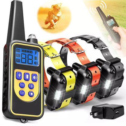 3000 FT Dog Training US Collar Rechargeable Remote Shock PET Waterproof Trainer