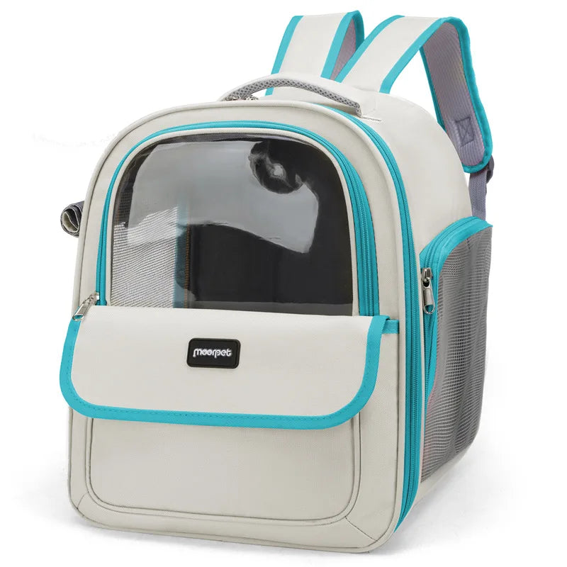 Pet Bag for Cat Carrier Backpack Bag Travel Pet Portable Breathable Dog Backpack Transparent Large Space Bag Carrier