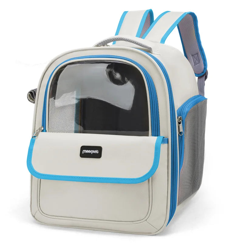 Pet Bag for Cat Carrier Backpack Bag Travel Pet Portable Breathable Dog Backpack Transparent Large Space Bag Carrier