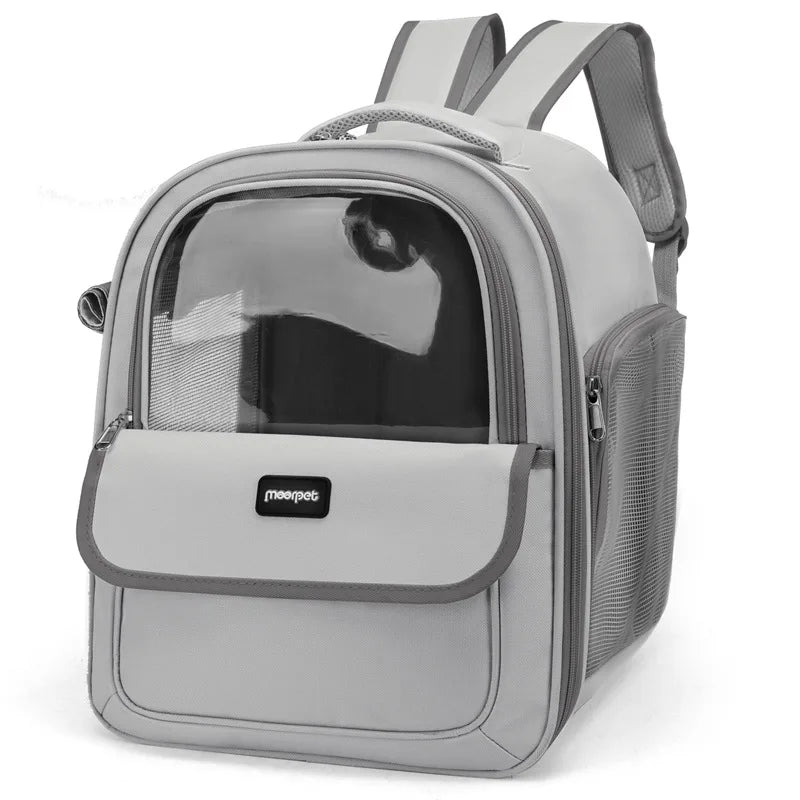 Pet Bag for Cat Carrier Backpack Bag Travel Pet Portable Breathable Dog Backpack Transparent Large Space Bag Carrier